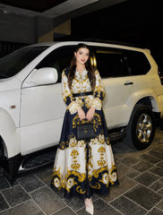 Chain Printed Designer Frock
