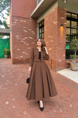 Bronze Old Money 3 Pcs suit