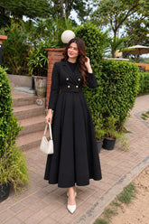 Black Old Money 2 Pcs Suit