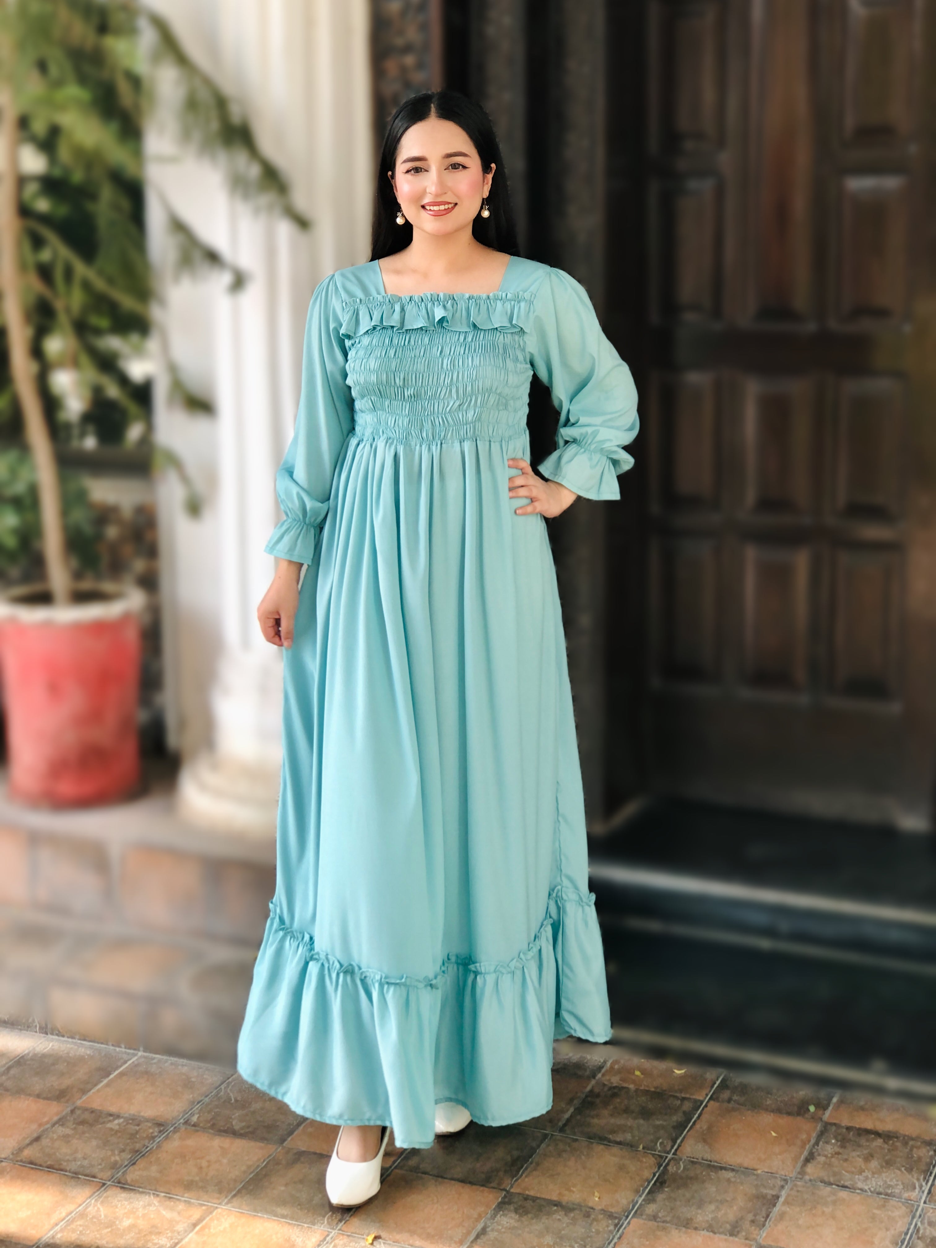 Sky Blue Frock