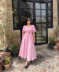 Pink Elegant turkish maxi