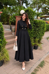 Black Old Money 2 Pcs Suit