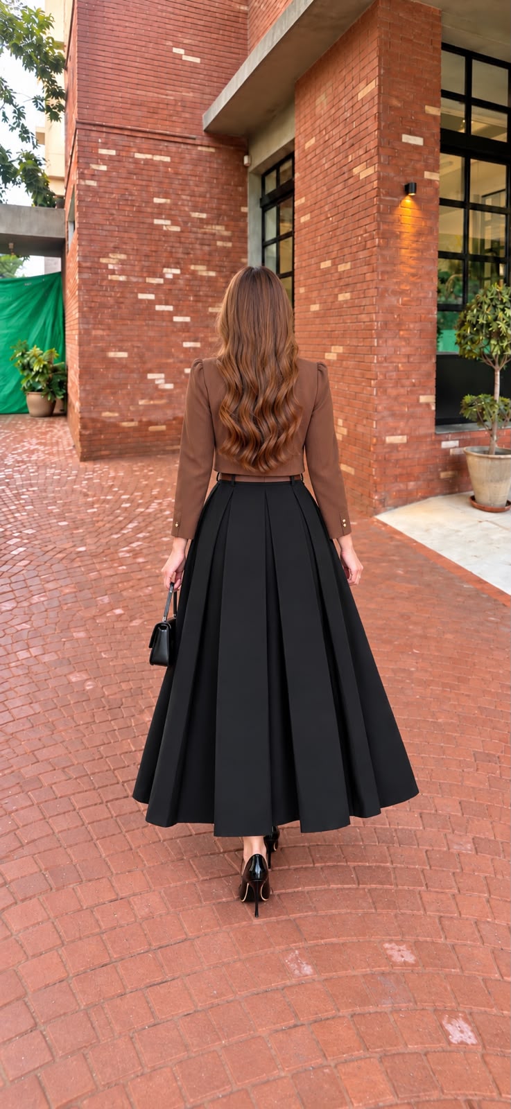 Royal Muse Blazer with Black Skirt & Inner- 3 Pcs